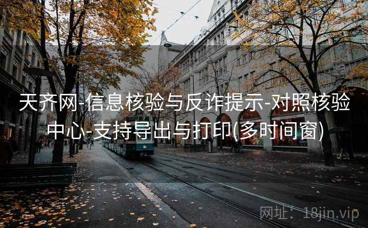 天齐网-信息核验与反诈提示-对照核验中心-支持导出与打印(多时间窗)